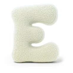 MEOWBABY - Almohada Infantil con Forma de Letra “E” Color Crema “Bearly E”* Descanso·Colchones Y Almohadas
