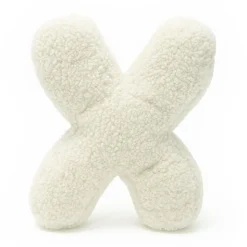 MEOWBABY - Almohada Infantil con Forma de Letra “X” Color Crema “Bearly X”* Descanso·Colchones Y Almohadas