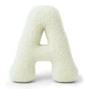 MEOWBABY - Almohada Infantil con Forma de Letra “A” Color Crema “Bearly A”