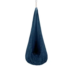 MEOWBABY - Columpio Infantil Tipo Capullo Churros Color Azul Noche “Baby Cocoon Swing Midnight Blue”* Entretenimiento·Hamacas Y Columpios