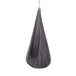 MEOWBABY - Columpio Infantil Tipo Capullo Churros Color Gris “Baby Cocoon Swing Jurassic Grey”