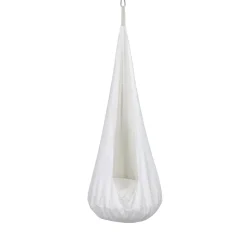 MEOWBABY - Columpio Infantil Tipo Capullo Bouclé Color Blanco “Baby Cocoon Swing Bouclé”