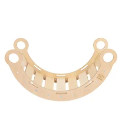 MEOWBABY - Mecedora Infantil de Madera Natural “Medium Dream Rocker Classic Wood”