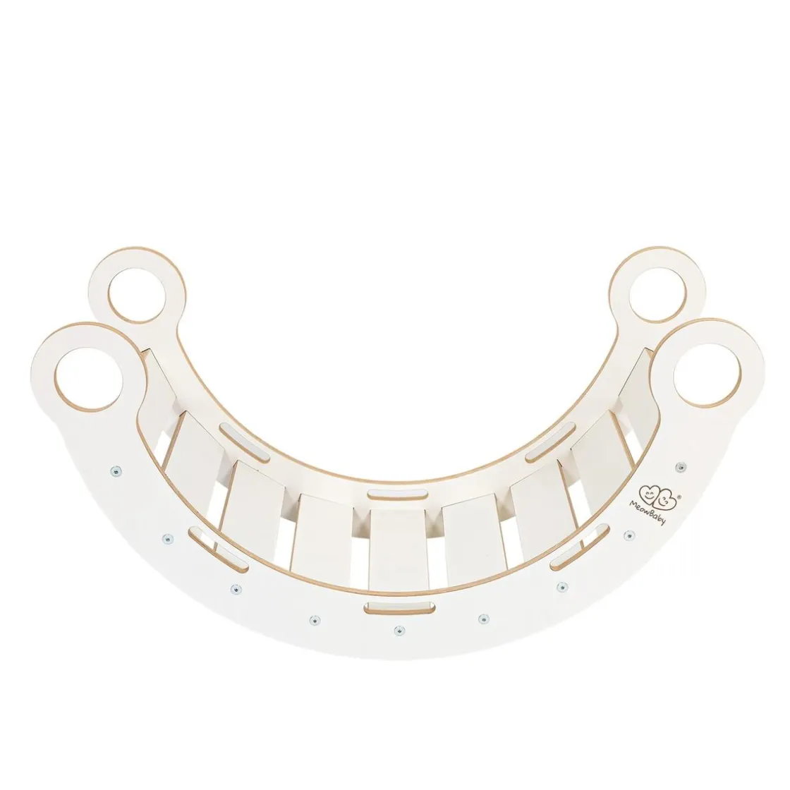 MEOWBABY - Mecedora Infantil de Madera Blanca “Medium Dream Rocker White Wood”* Entretenimiento·Hamacas Y Columpios