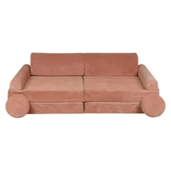 MEOWBABY - Sofá de pana Premium infantil marrón