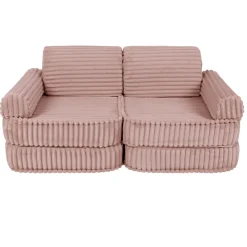 MEOWBABY - Sofá Infantil Churros Pocket Plus Color Rosa Ruby Chocolate* Entretenimiento·Hamacas Y Columpios|Estilo De Vida