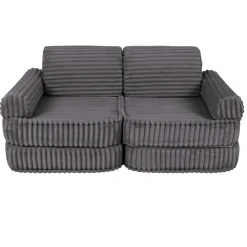 MEOWBABY - Sofá Infantil Churros Pocket Plus Color Gris Jurassic* Entretenimiento·Hamacas Y Columpios|Estilo De Vida