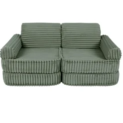 MEOWBABY - Sofá Infantil Churros Pocket Plus Color Verde Olive Sage