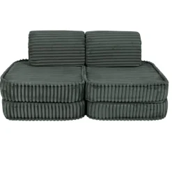 MEOWBABY - Sofá Infantil Churros Pocket Basic Color Verde Pine Forest* Entretenimiento·Hamacas Y Columpios|Estilo De Vida