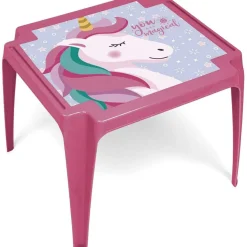 TOYS "R" US Mesa de plástico ZASKA-Unicornio de 50x55x44cm ㅤ* Estilo De Vida