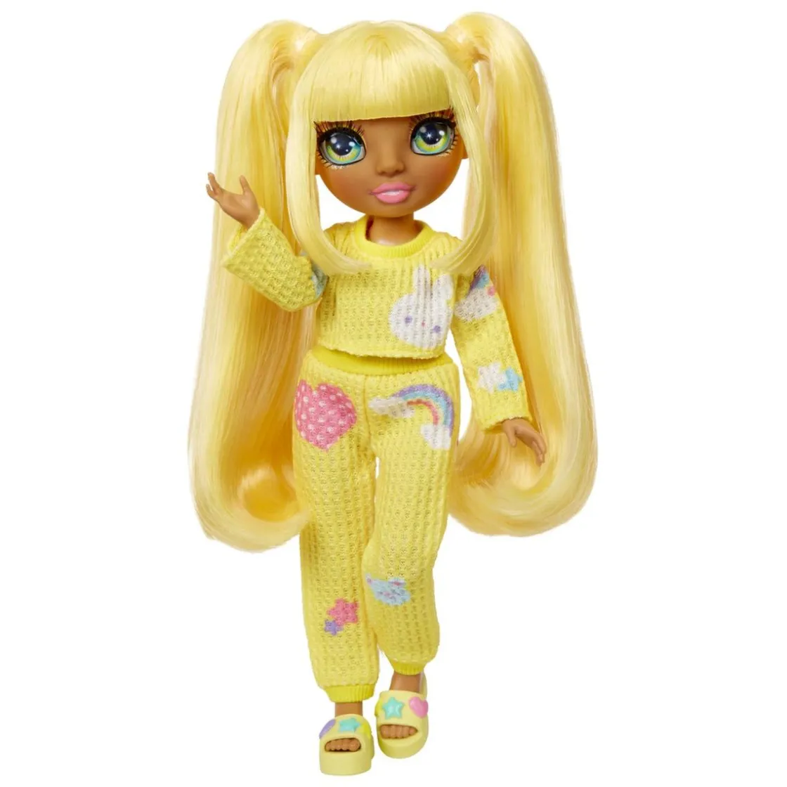 RAINBOW HIGH MGA - Junior High PJ Party Sunny Amarillo ㅤ* Muñecas
