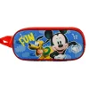 KARACTER MANIA Mickey Mouse - Estuche doble 3D* Material Escolar