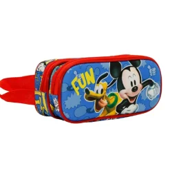 KARACTER MANIA Mickey Mouse - Estuche doble 3D* Material Escolar