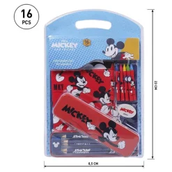 ARTESANIA CERDÁ Mickey Mouse - Set de papelería escolar