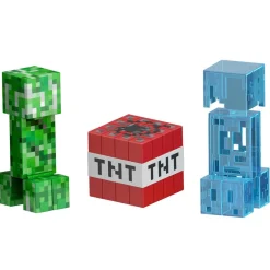 MATTEL Minecraft - Figura articulada Creeper Nivel Diamante con accesorios ㅤ