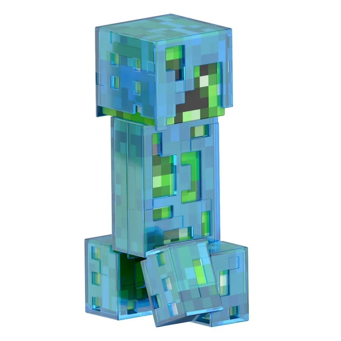 MATTEL Minecraft - Figura articulada Creeper Nivel Diamante con accesorios ㅤ