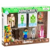 MINECRAFT - Pack 6 figuras Topeez + 2 figuras sorpresa* Figuras De Acción
