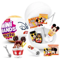 ZURU Mini Brands - Create - Cápsula sorpresa Disney Snack* Coleccionables Y Mini Mundos