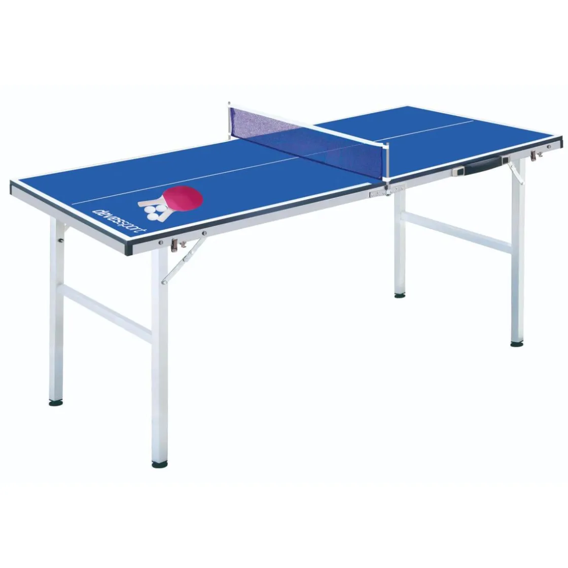 DEVESSPORT Mini Mesa de Ping Pong 150 x 67 x 69 cm* Vehículos De Batería O A Pedales
