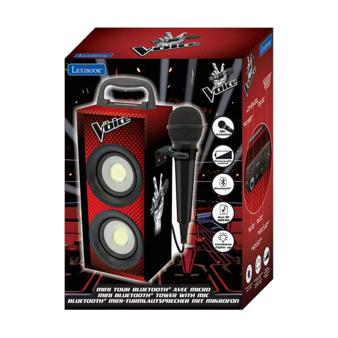 LEXIBOOK Mini Torre de Sonido Portátil con Bluetooth (varios modelos)* Electrónicos
