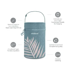 MINILAND - Bolsa isotérmica Thermibag Palms 700ml* Preparación Comida Y Accesorios·Termos, Recipientes Y Contenedores