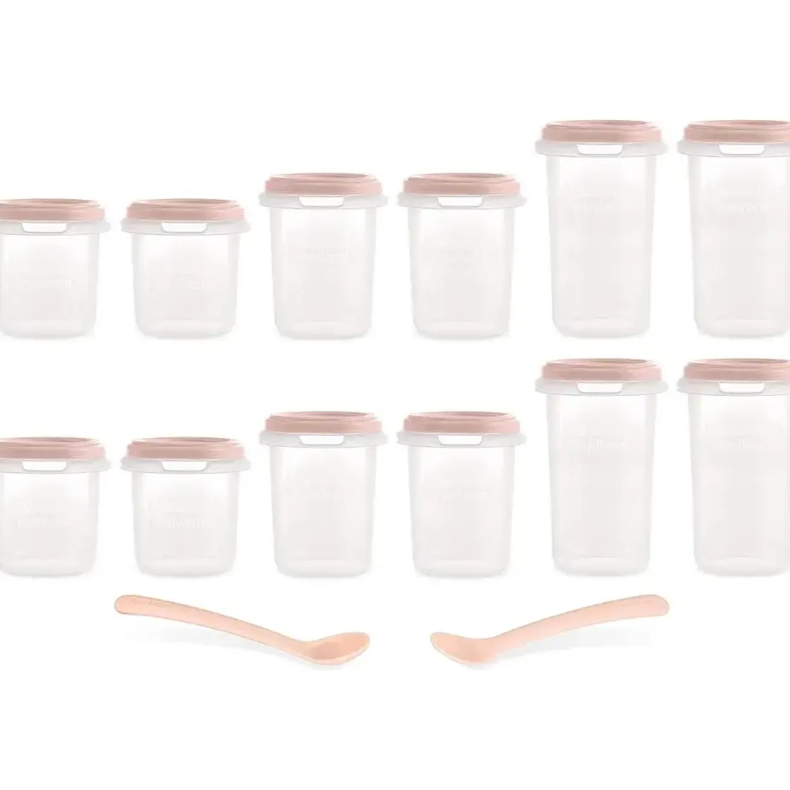 MINILAND - Pack 12 Recipientes Hermetizados Multiuso ㅤ* Preparación Comida Y Accesorios·Termos, Recipientes Y Contenedores