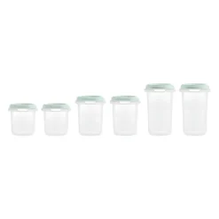 MINILAND - Set 6 recipientes herméticos menta