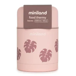 MINILAND - Termo para sólidos 600 ml Thermy Leaves* Preparación Comida Y Accesorios·Termos, Recipientes Y Contenedores