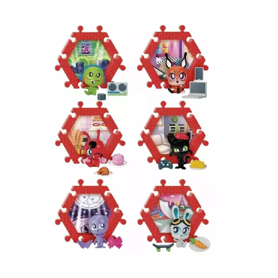 LADYBUG Miraculous - Stack Shack Sorpresa* Muñecas