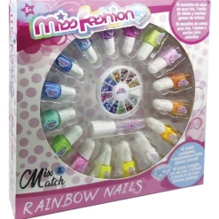 TOYS "R" US Miss Fashion - Estuche Manicura 16 Esmaltes Purpurina ㅤ* Estilo De Vida