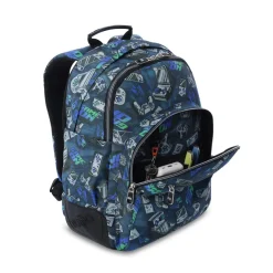 TOTTO Mochila Rayol - Button* Material Escolar