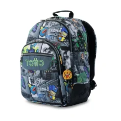 TOTTO Mochila Rayol - Rolly* Material Escolar
