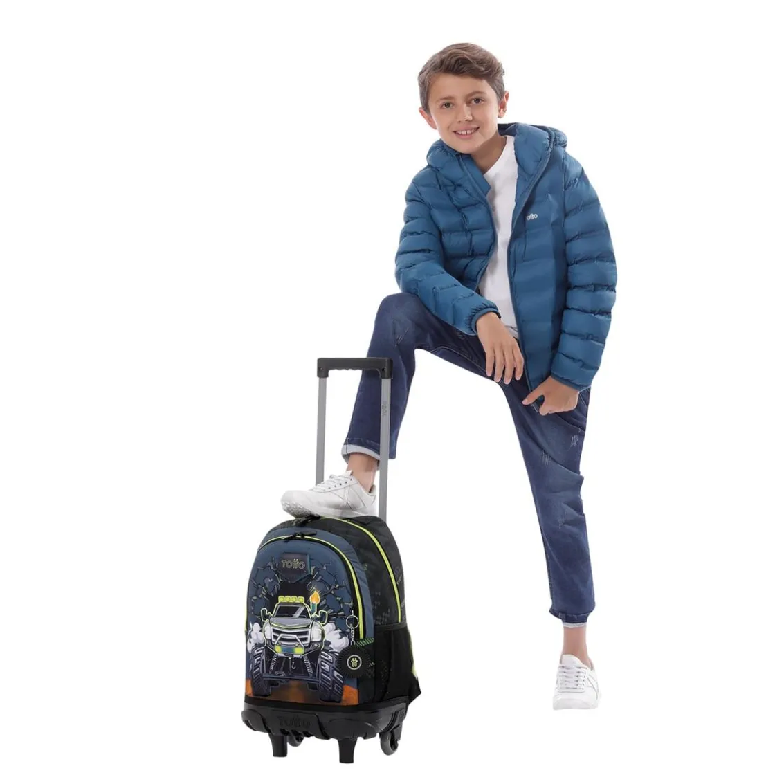 TOTTO Mochila Rue Bomper Monster Race M