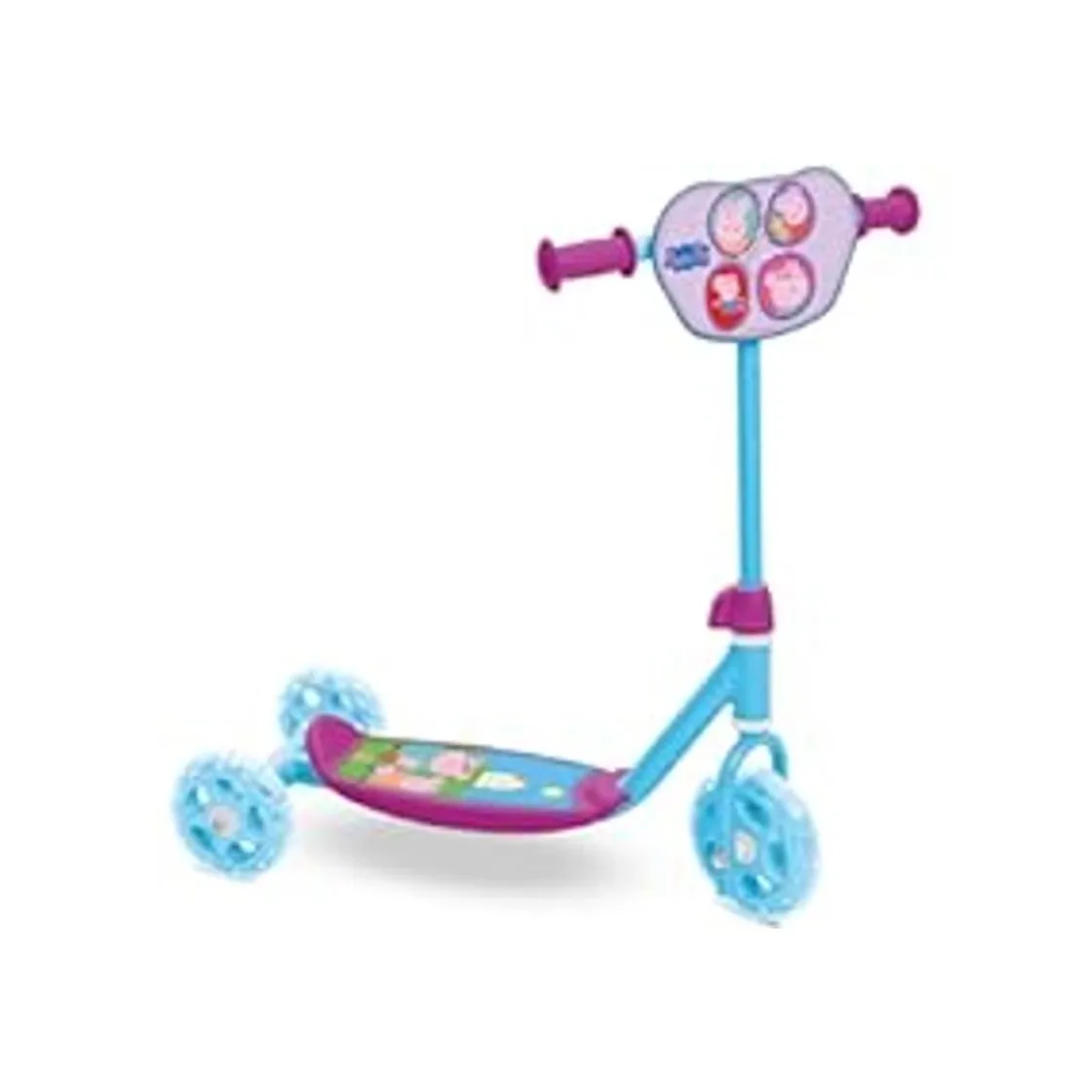MONDO - Peppa Pig - Patinete 3 Ruedas Infantil* Motos Y Triciclos