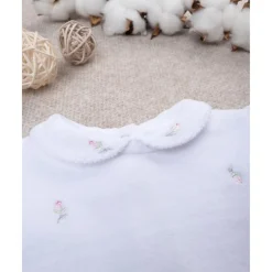 Prenatal Monito de bebé blanco con osito de regalo* Recién Nacido·Ropa Y Accesorios|Ropa Y Accesorios·Peleles