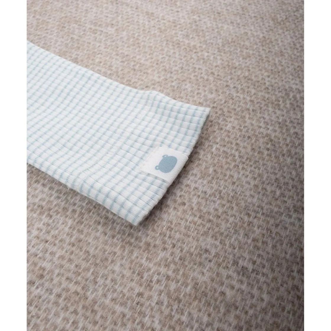 Prenatal Mono de bebé rib blanco/verde