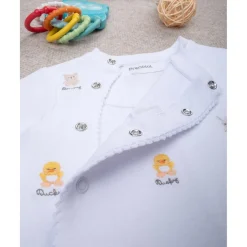 Prenatal Mono unisex sonrisa bordados por todas partes