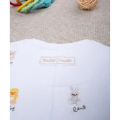 Prenatal Mono unisex sonrisa bordados por todas partes