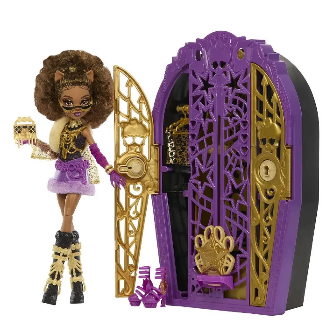 MONSTER HIGH - Clawdeen Wolf - Armario Skulltimate Secrets