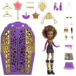 MONSTER HIGH - Clawdeen Wolf - Armario Skulltimate Secrets
