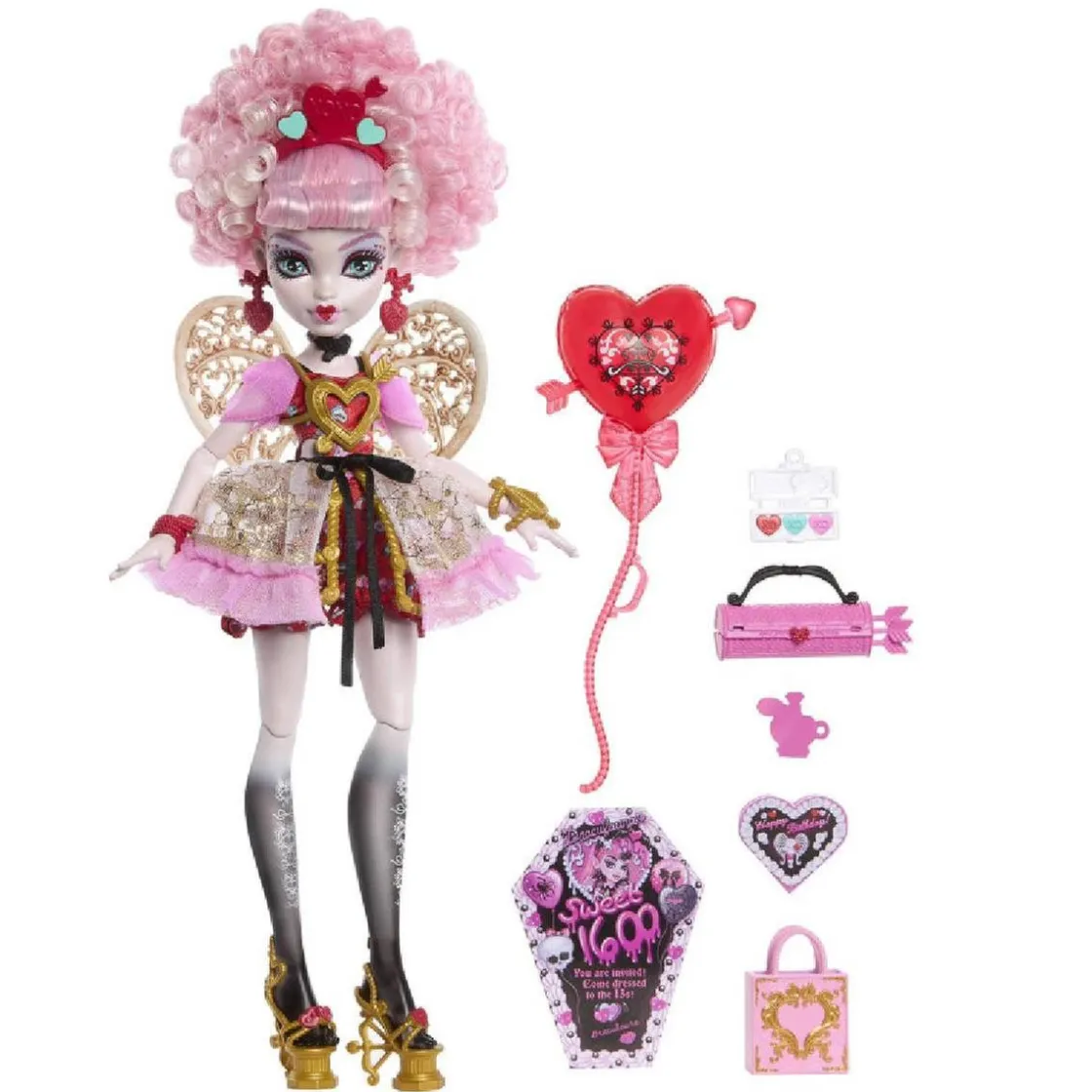 MONSTER HIGH - Cupid Asteria - Colección Scary Sweet Birthday* Muñecas