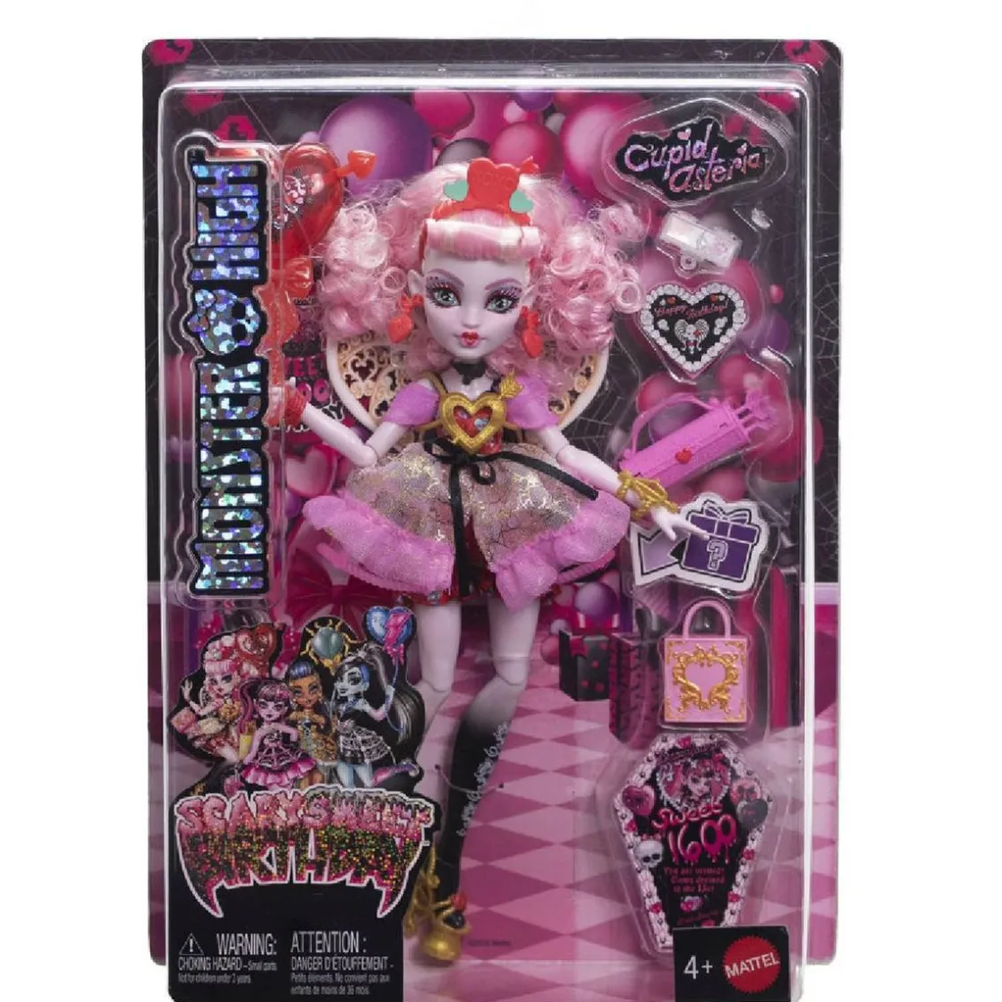 MONSTER HIGH - Cupid Asteria - Colección Scary Sweet Birthday* Muñecas
