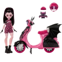 MONSTER HIGH - Draculaura y su Scooter