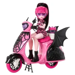 MONSTER HIGH - Draculaura y su Scooter