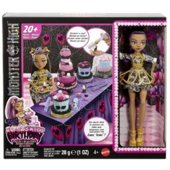 MONSTER HIGH - Kit de Pastelería con Clawdeen Wolf - Colección Scary Sweet Birthday* Muñecas