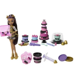 MONSTER HIGH - Kit de Pastelería con Clawdeen Wolf - Colección Scary Sweet Birthday* Muñecas