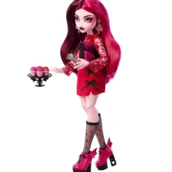 MATTEL Monster High - Muñeca Skulltimate Draculaura con armario y accesorios