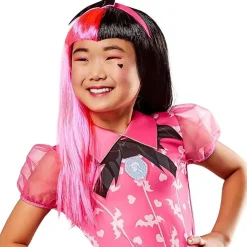 RUBIE'S Monster High - Peluca Draculaura para niñas, talla standard para carnaval, navidad, cumpleaños y Halloween* Disfraces|Halloween