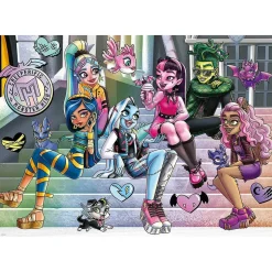 EDUCA BORRAS Monster High - Puzzle de 1000 piezas Monster High para adultos, 68 x 48 cm y cola Fix incluida ㅤ* Juegos Y Puzzles