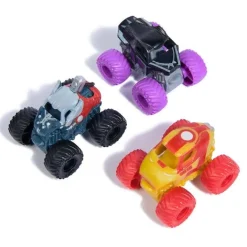 MONSTER JAM - Pack 3 Mini vehículos Marvel (varios modelos)* Vehículos Y Circuitos
